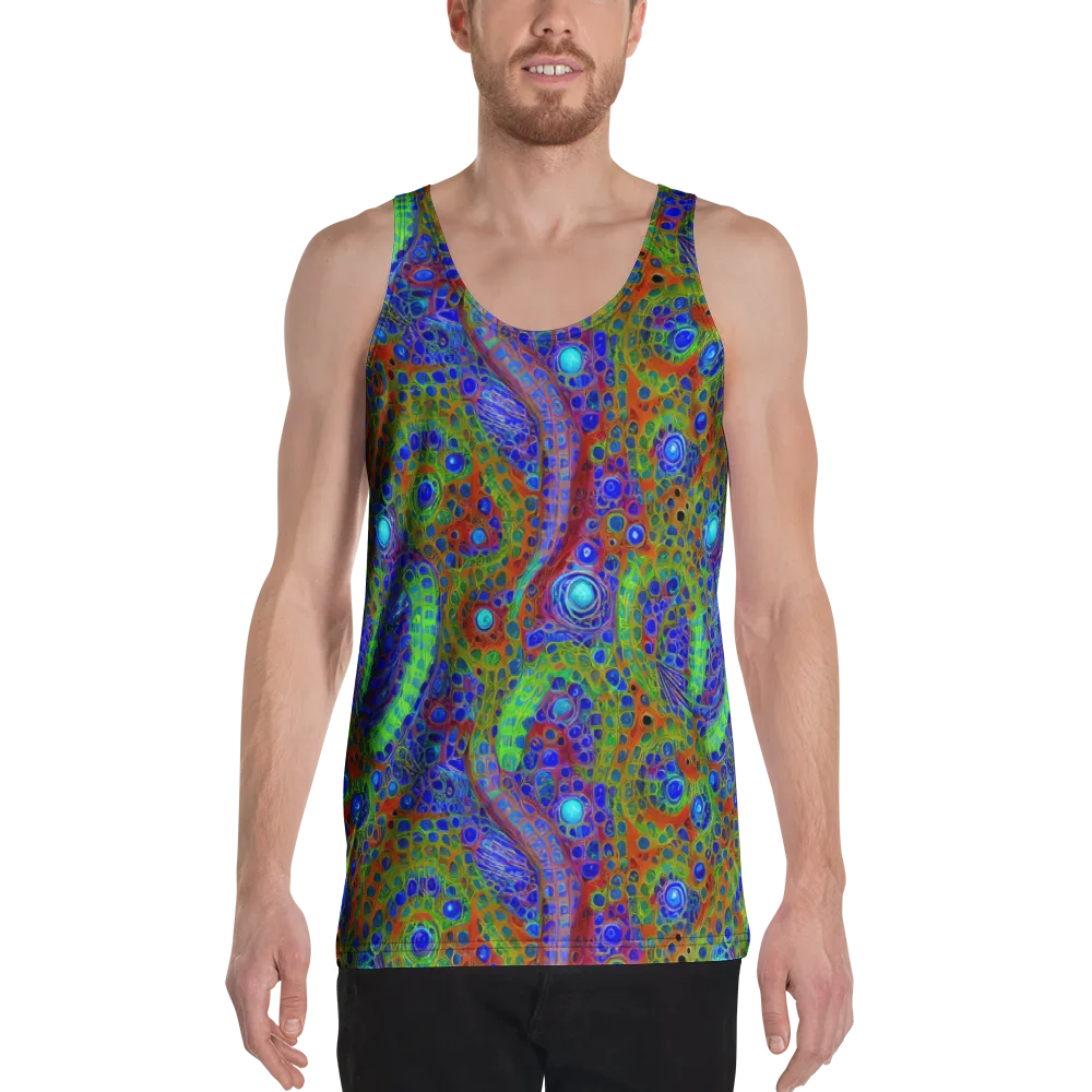 Psychedelic Matrix on Men's Tank Top — Front