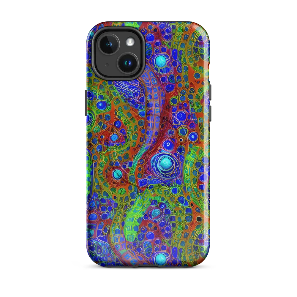 Psychedelic Matrix on MagSafe Tough Case for iPhone® — Front