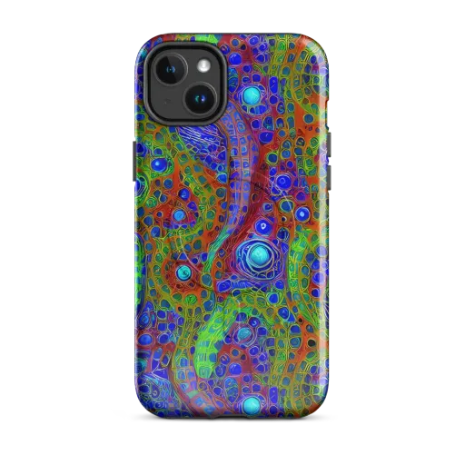 Psychedelic Matrix on a MagSafe Tough Case for iPhone®