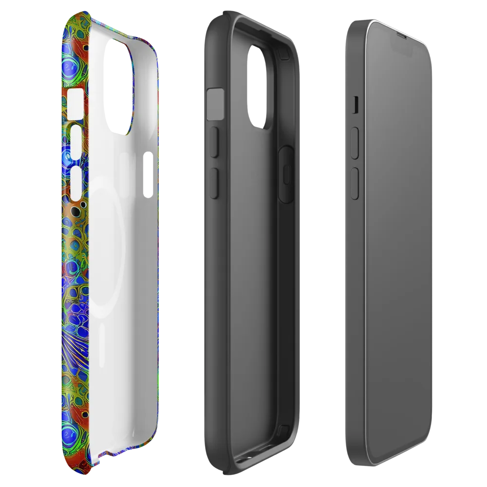 Psychedelic Matrix on MagSafe Tough Case for iPhone® — Front