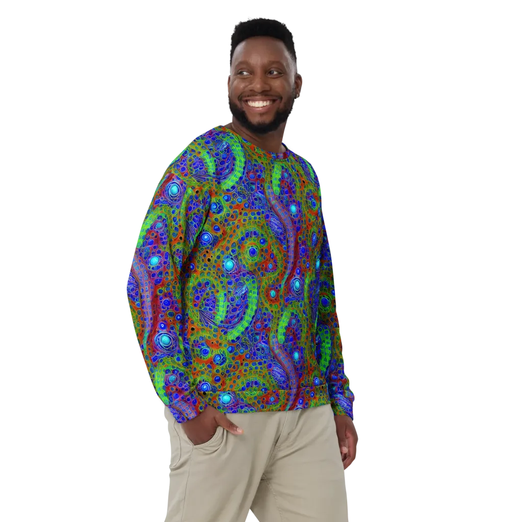 Psychedelic Matrix on Sweatshirt — Front