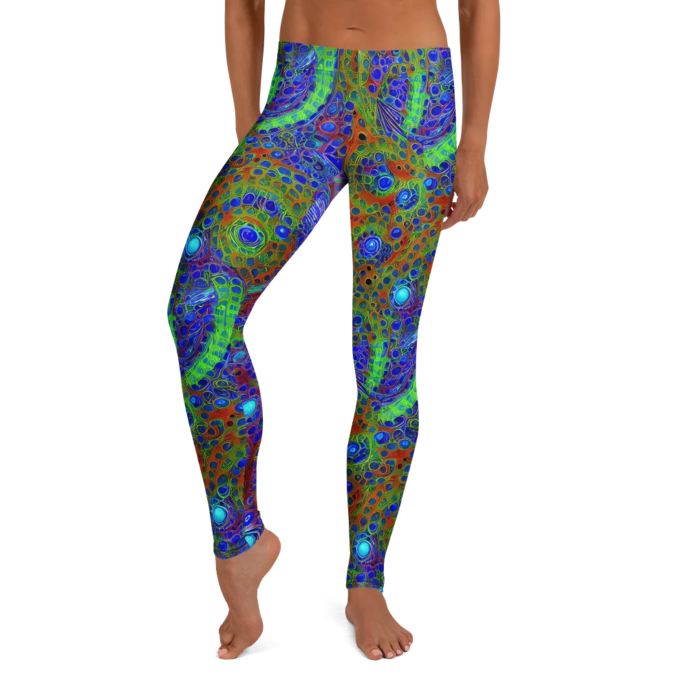 Psychedelic Matrix on Leggings — Front