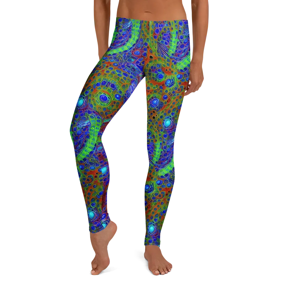 Psychedelic Matrix on Leggings — Front