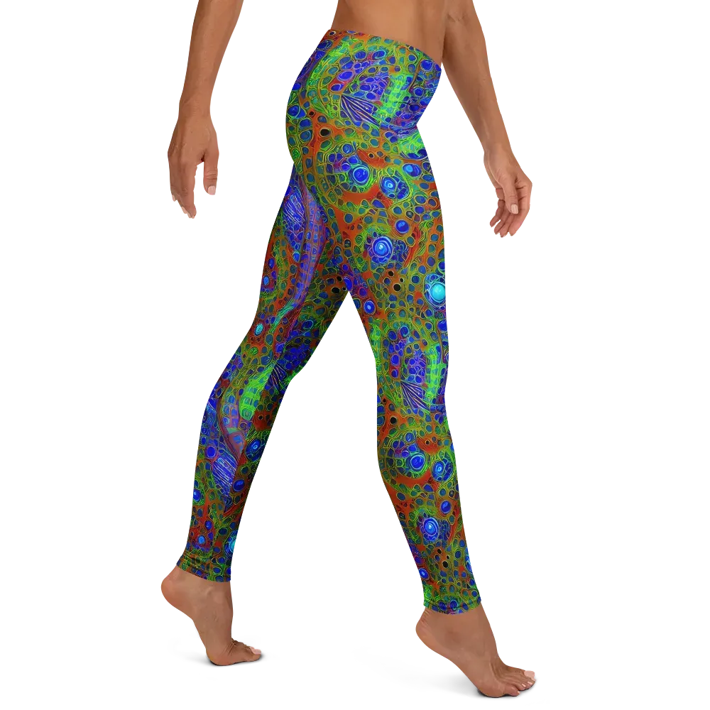 Psychedelic Matrix on Leggings — Right