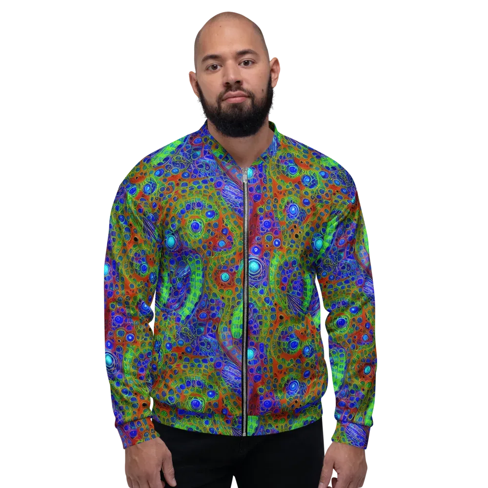 Psychedelic Matrix on Bomber Jacket — Front