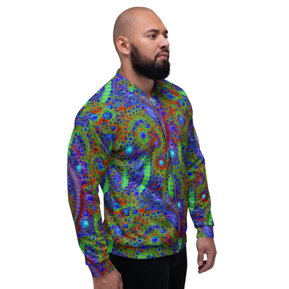 Psychedelic Matrix on Bomber Jacket — Right