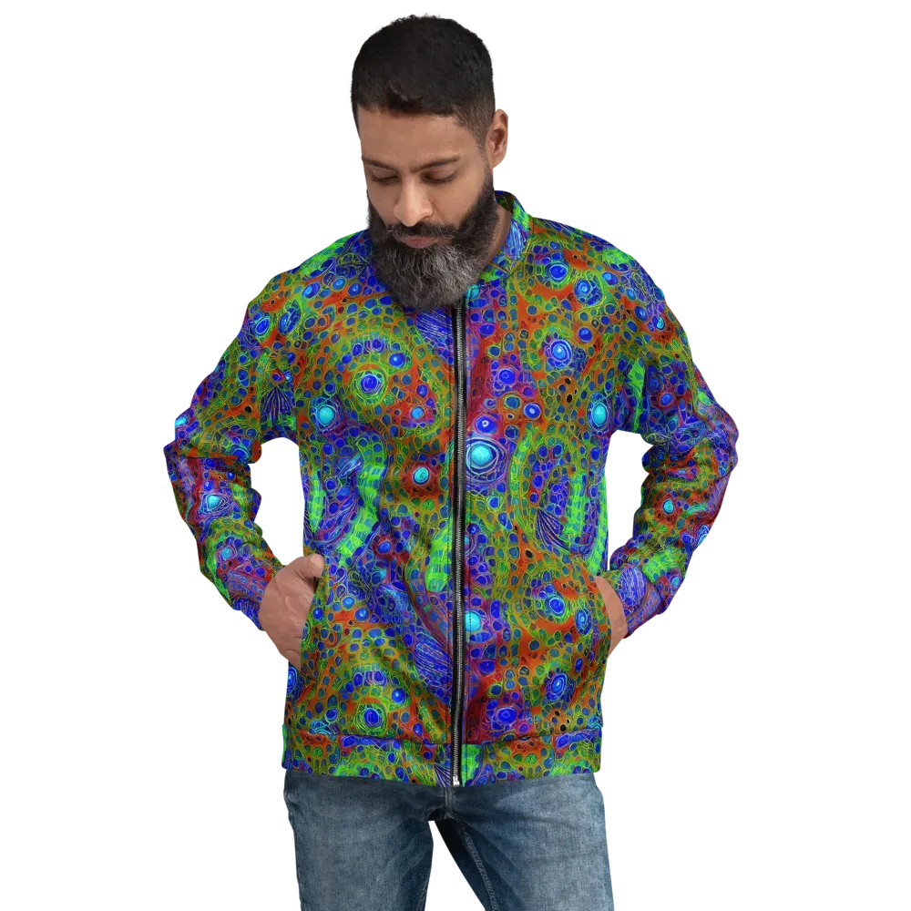 Psychedelic Matrix on Bomber Jacket — Front