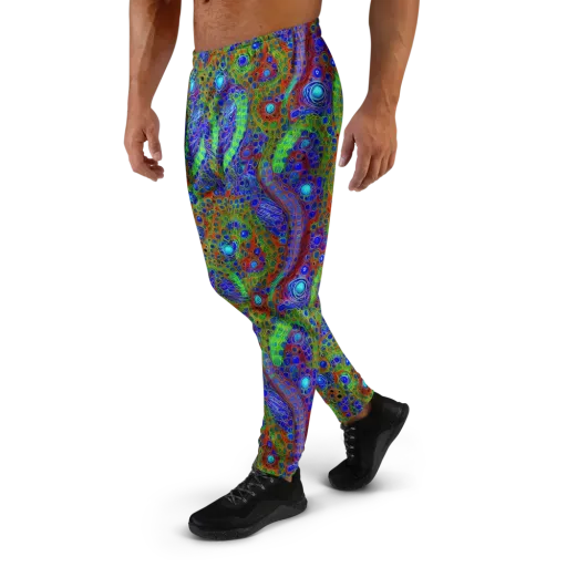 Psychedelic Matrix on a Men's Joggers