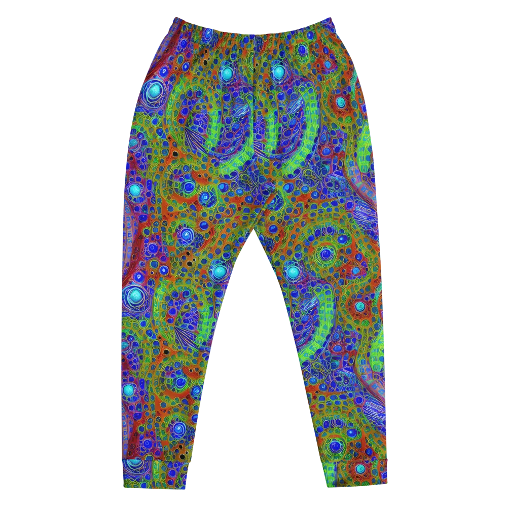 Psychedelic Matrix on Men's Joggers — Front