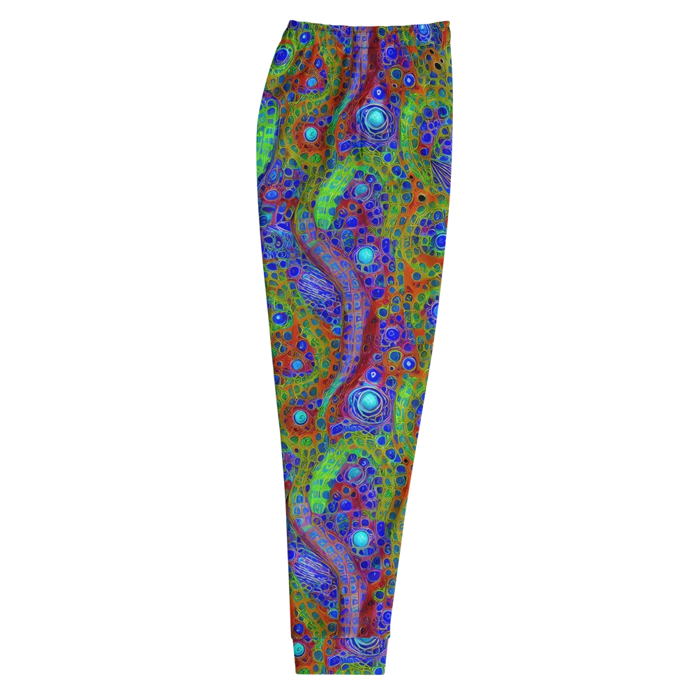 Psychedelic Matrix on Men's Joggers — Right