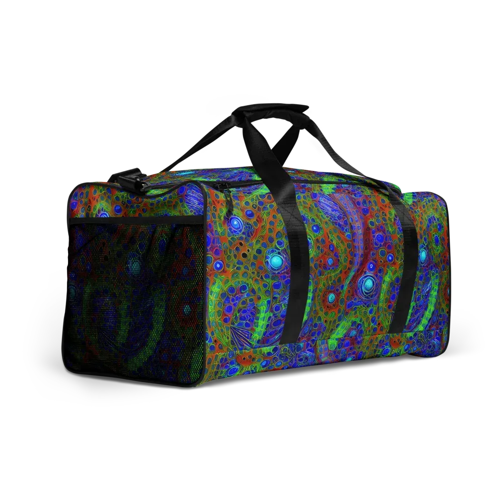 Psychedelic Matrix on Duffle Bag — Right Front