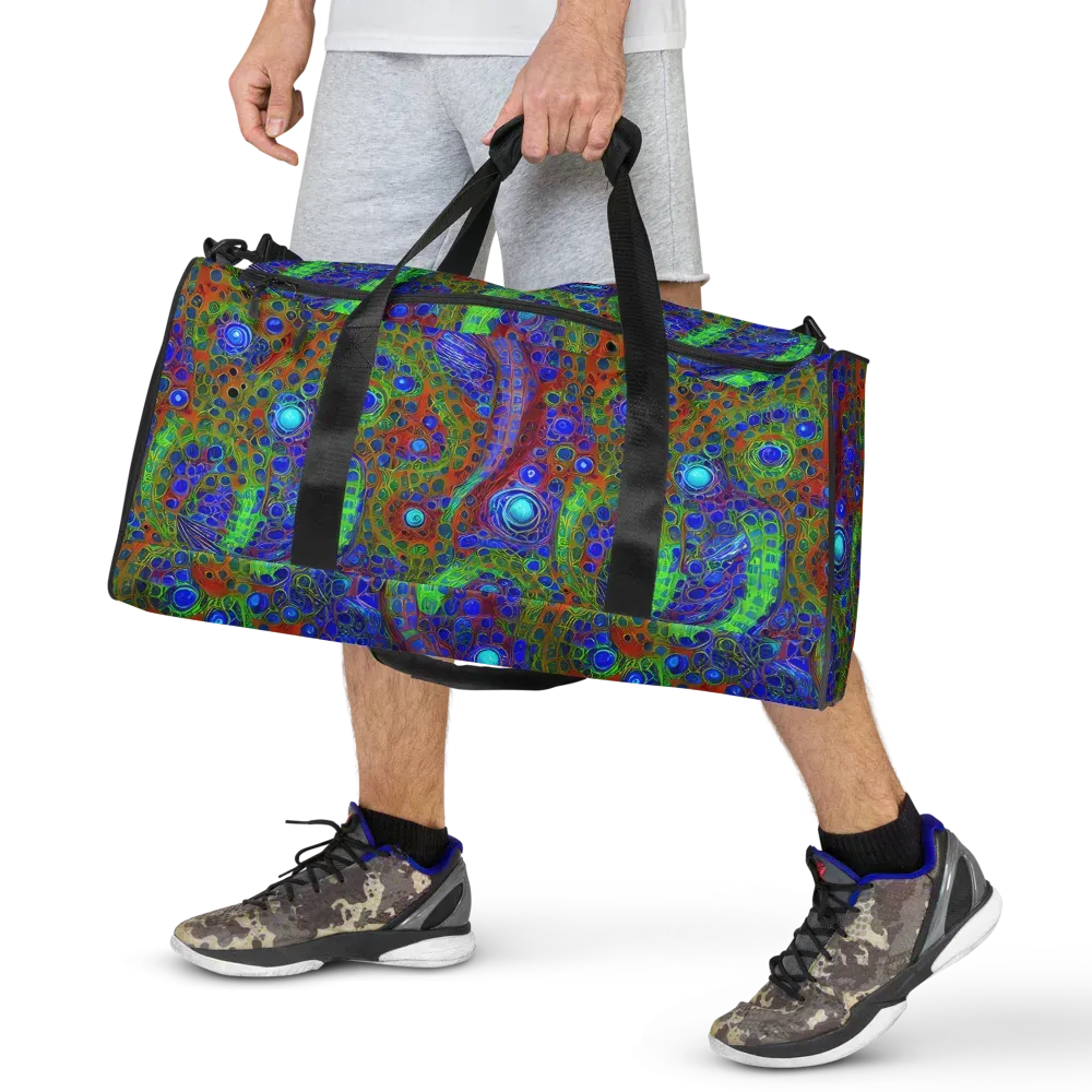 Psychedelic Matrix on Duffle Bag — Front