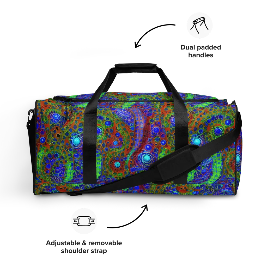 Psychedelic Matrix on Duffle Bag — Front