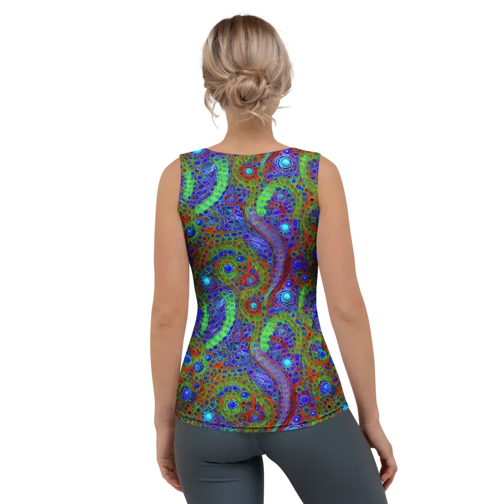 Psychedelic Matrix on Women's Tank Top — Back
