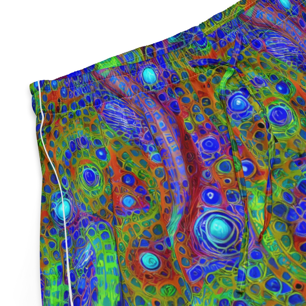 Psychedelic Matrix on Women's Pajama Shorts — Product details