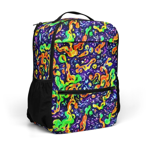 Aurora in Motion on a Utility Backpack