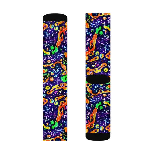 Aurora in Motion on a Socks