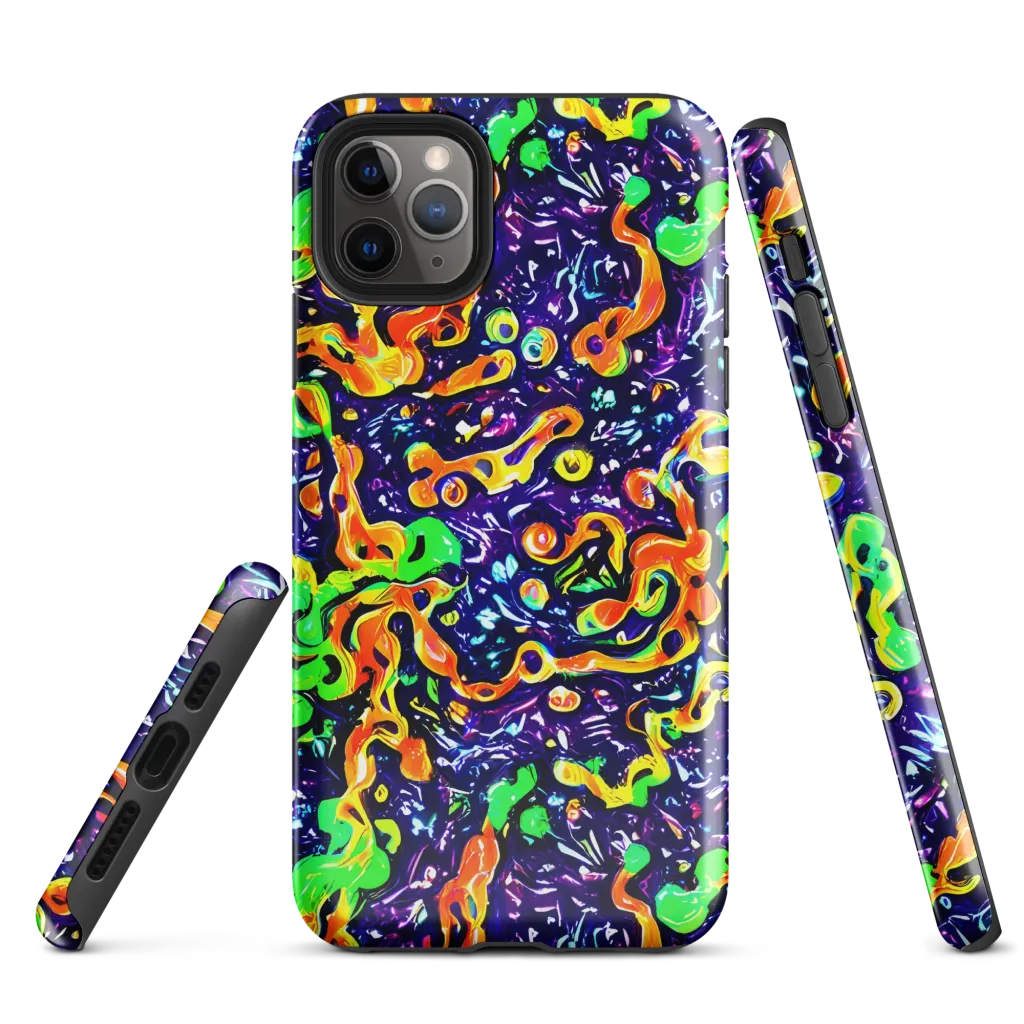 Aurora in Motion on Tough Case for iPhone® — Front