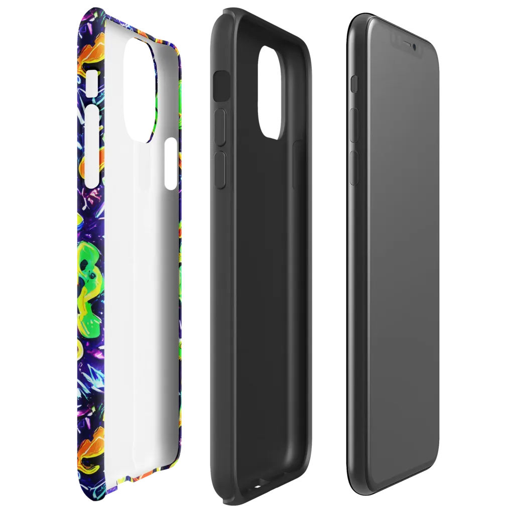 Aurora in Motion on Tough Case for iPhone® — Right