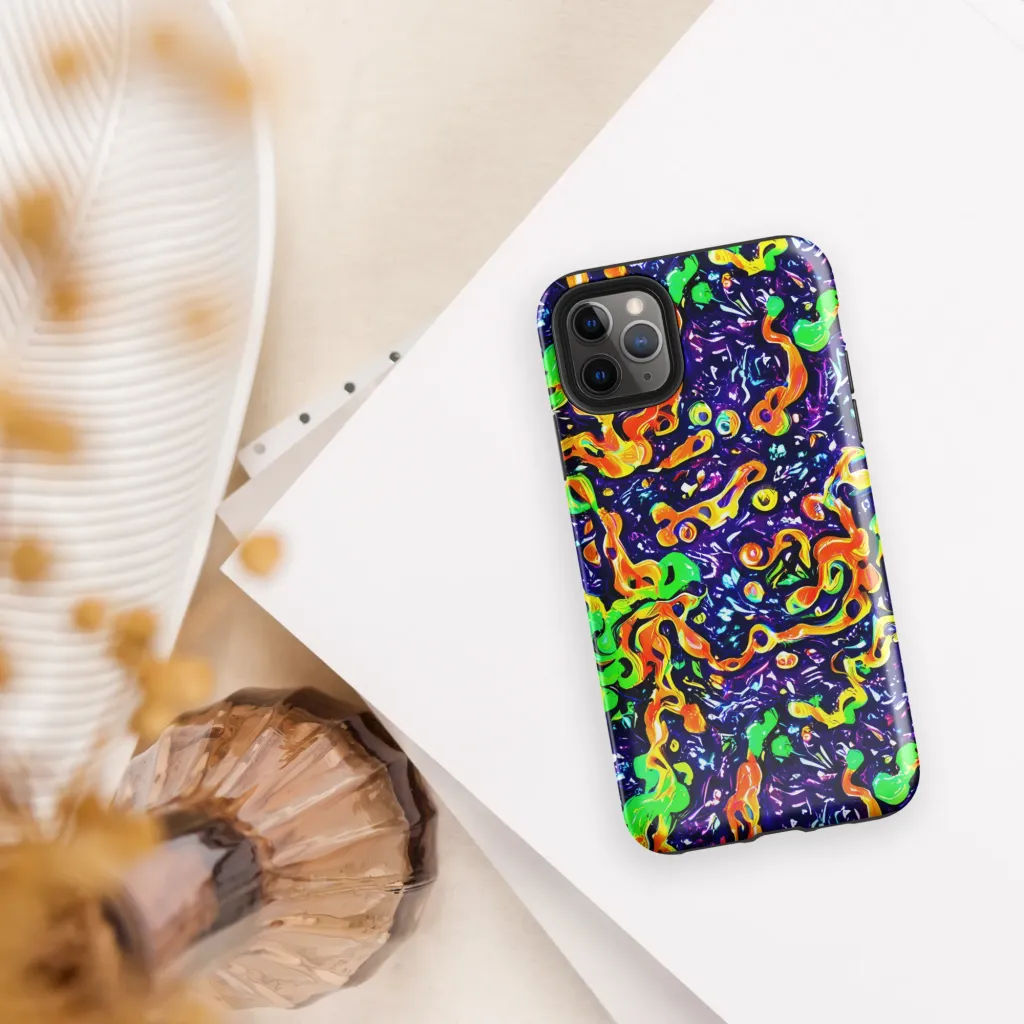 Aurora in Motion on Tough Case for iPhone® — Front