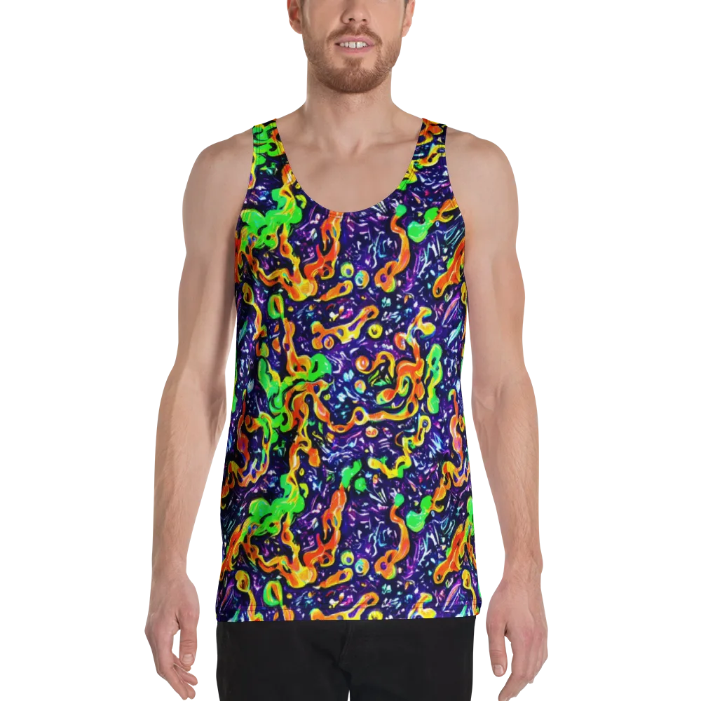 Aurora in Motion on Men's Tank Top — Front