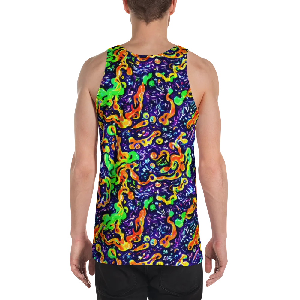 Aurora in Motion on Men's Tank Top — Back