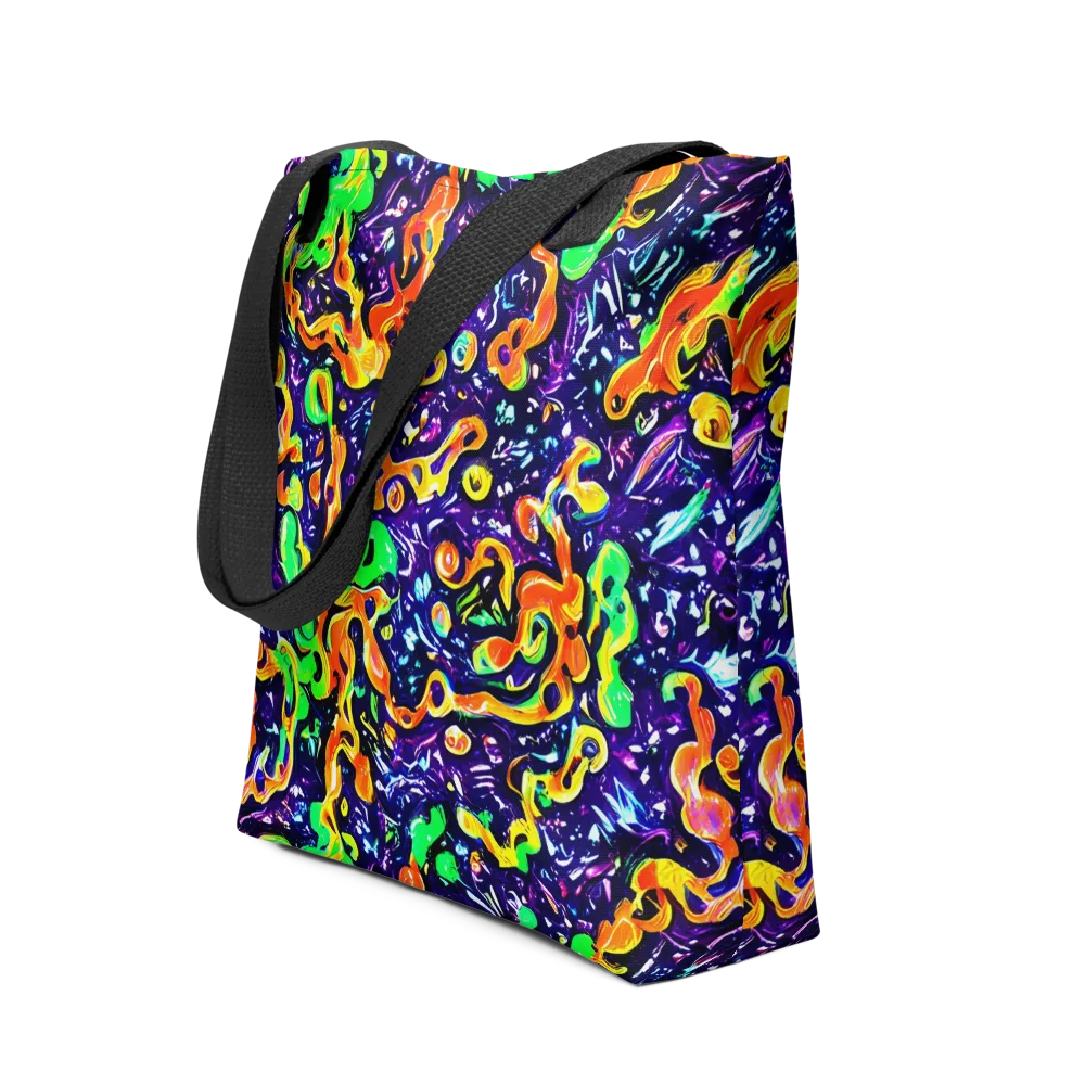 Aurora in Motion on Tote Bag — Front