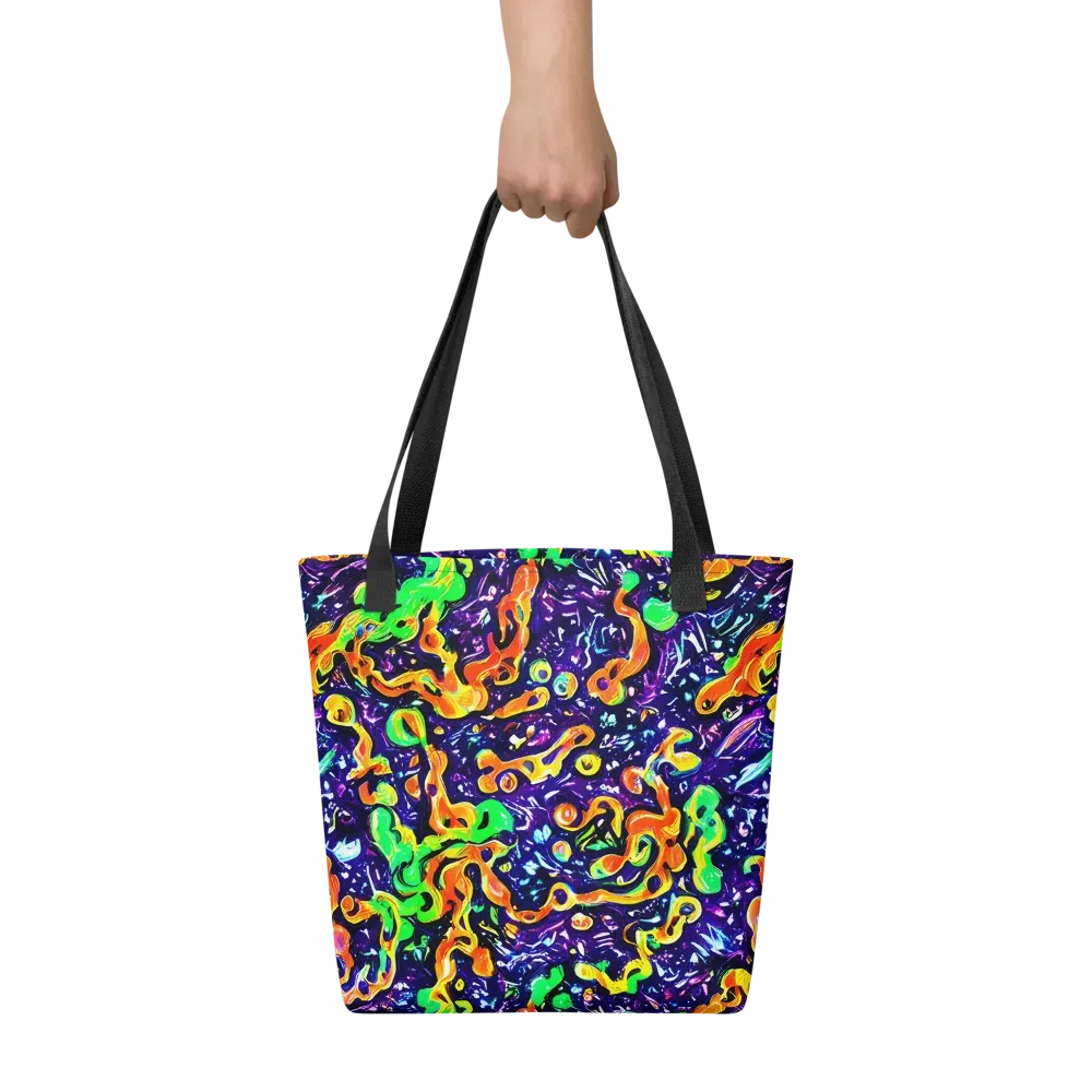 Aurora in Motion on Tote Bag — Front