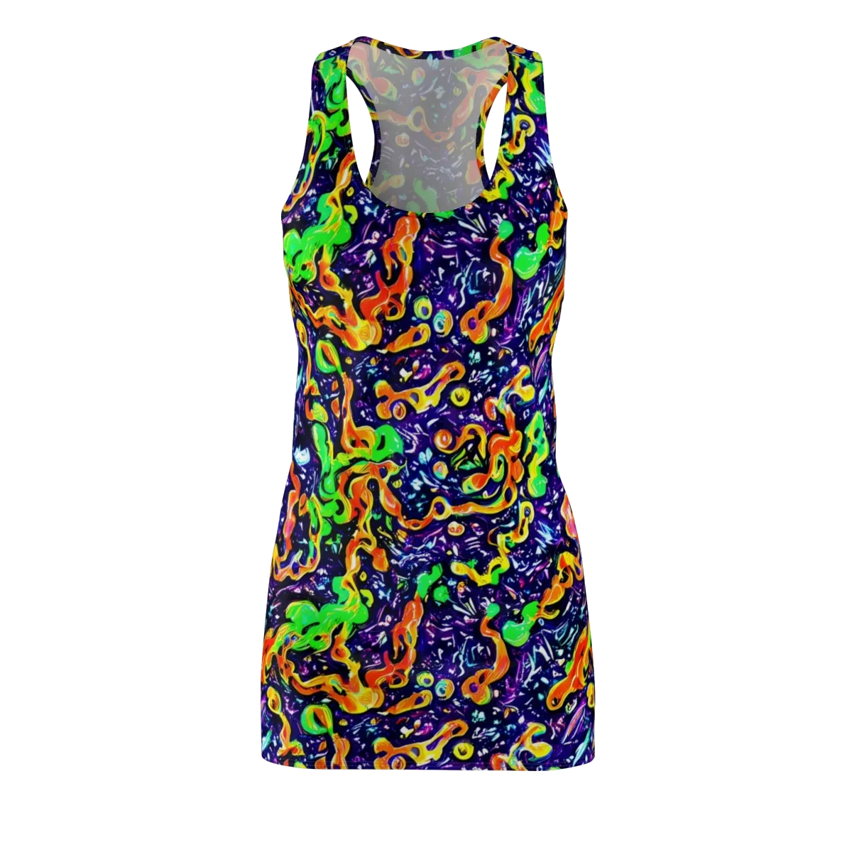 Aurora in Motion on Racerback Dress — Front