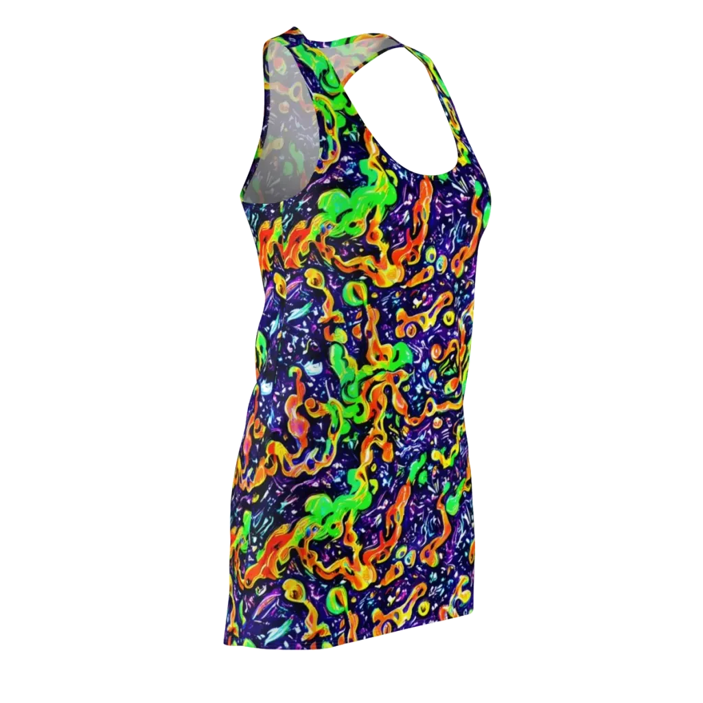 Aurora in Motion on Racerback Dress — Front Side