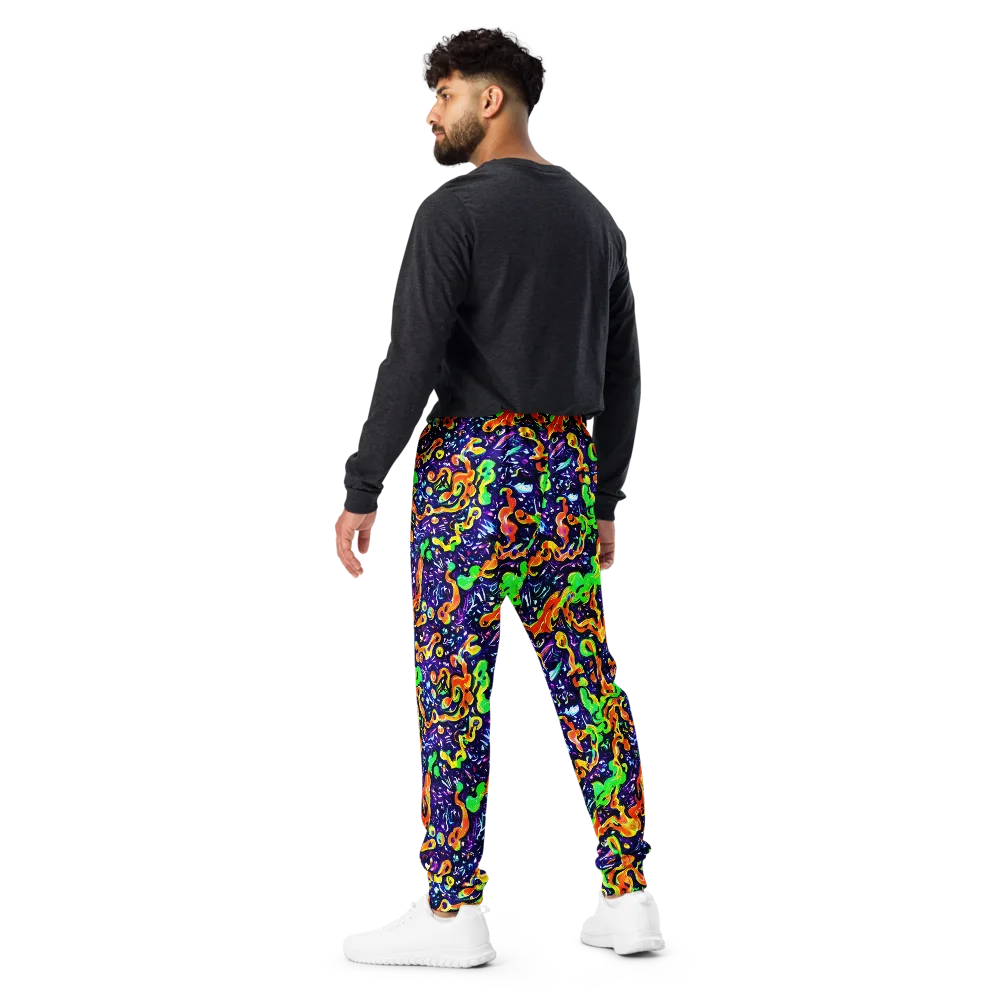 Aurora in Motion on Men's Joggers — Back