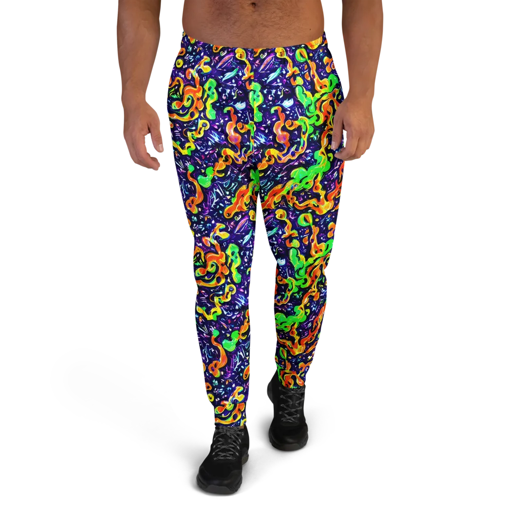Aurora in Motion on Men's Joggers — Front