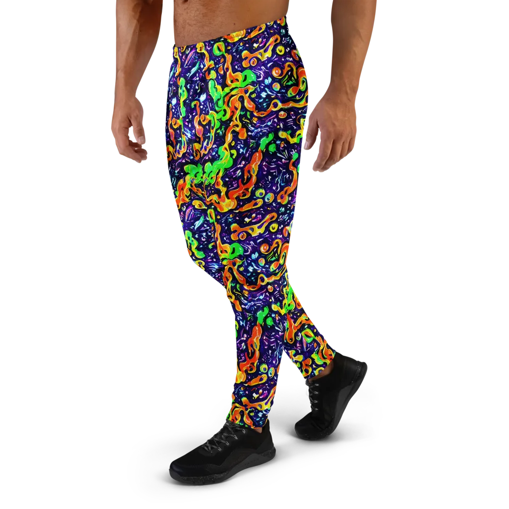 Aurora in Motion on Men's Joggers — Left