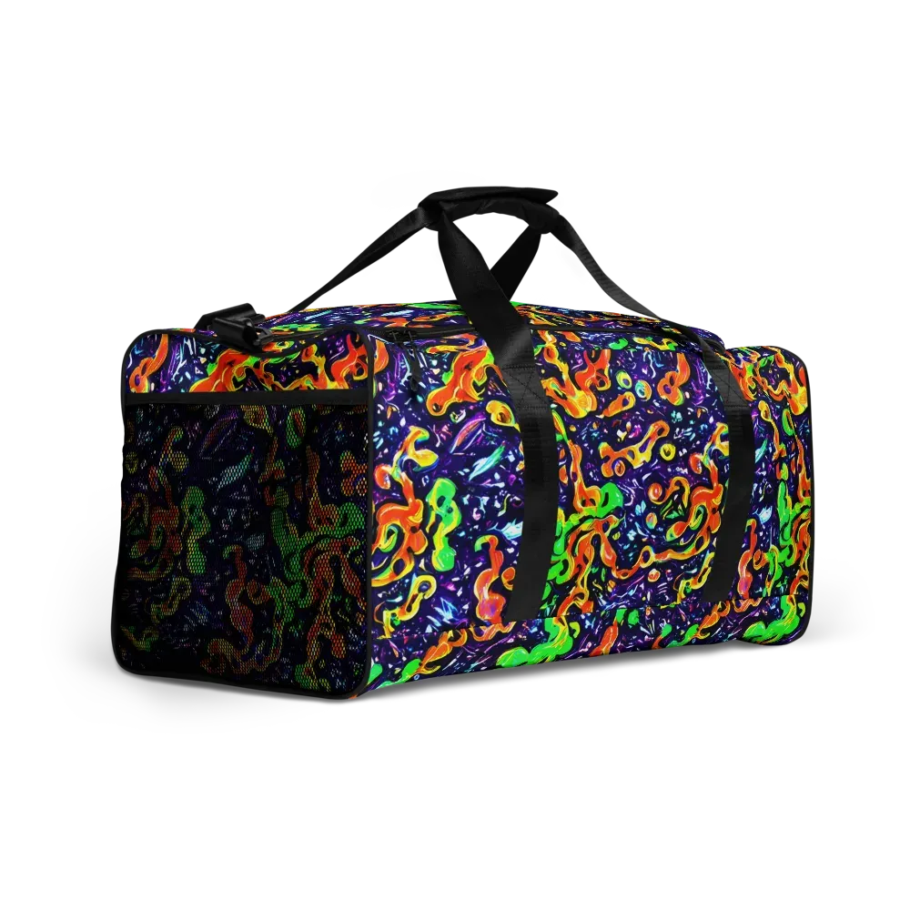 Aurora in Motion on Duffle Bag — Right Front
