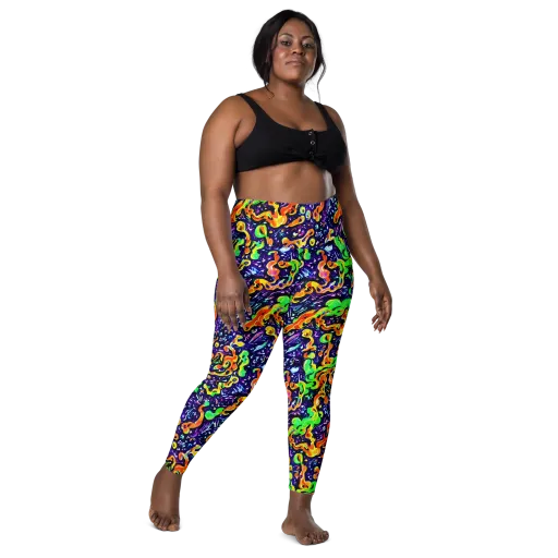Aurora in Motion on a Leggings with Pockets