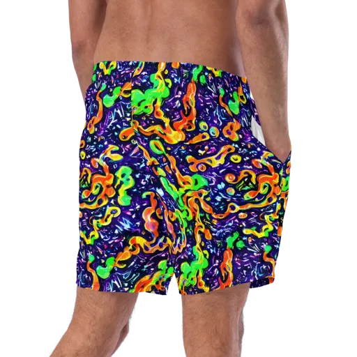 Aurora in Motion on a Swim Trunks