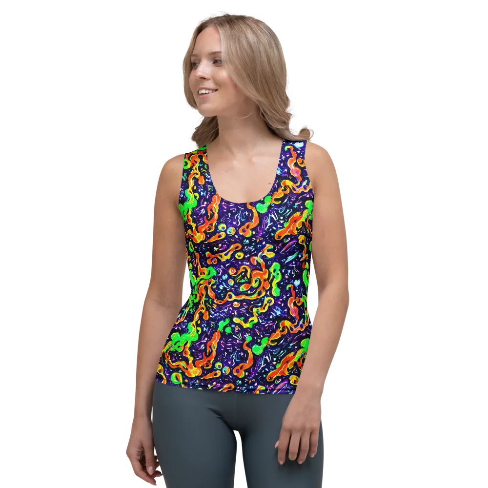 Aurora in Motion on Women's Tank Top — Front