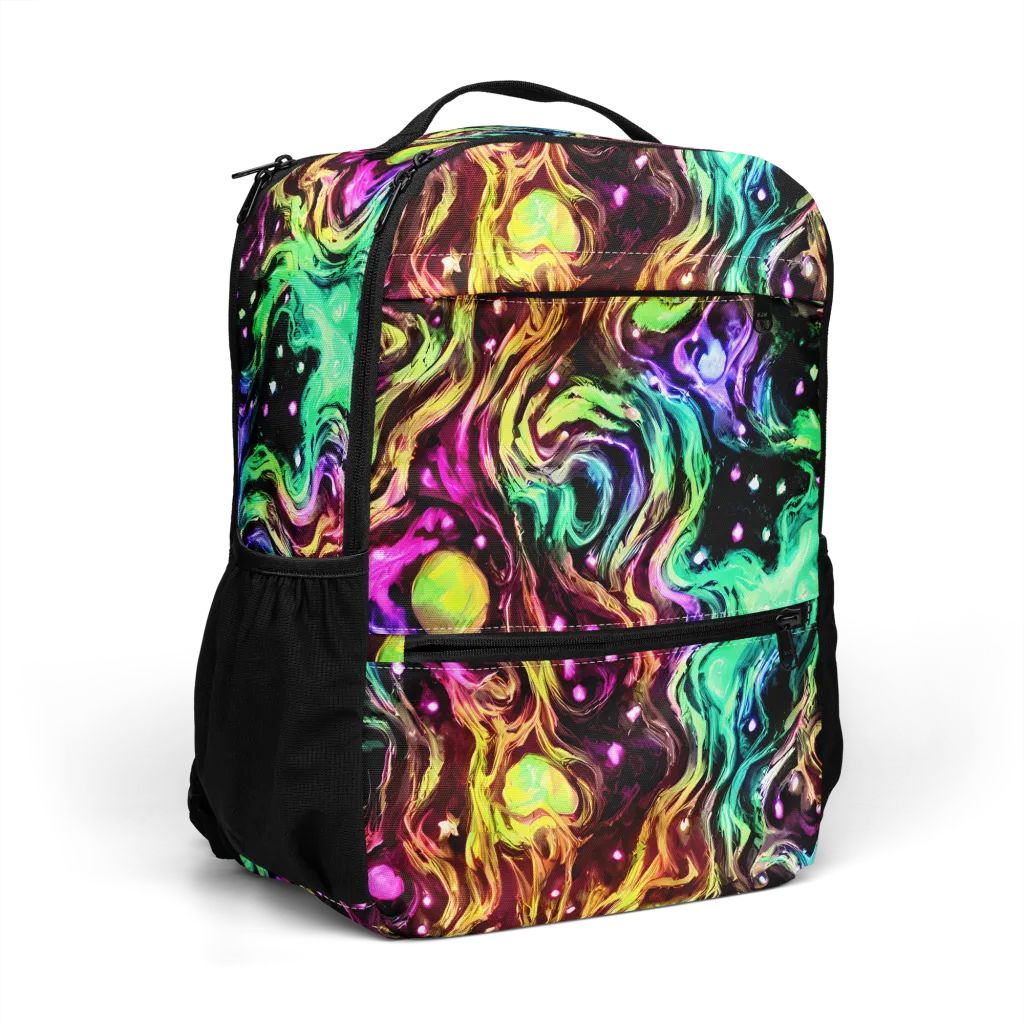 Neon Cauldron on Utility Backpack — Right Front