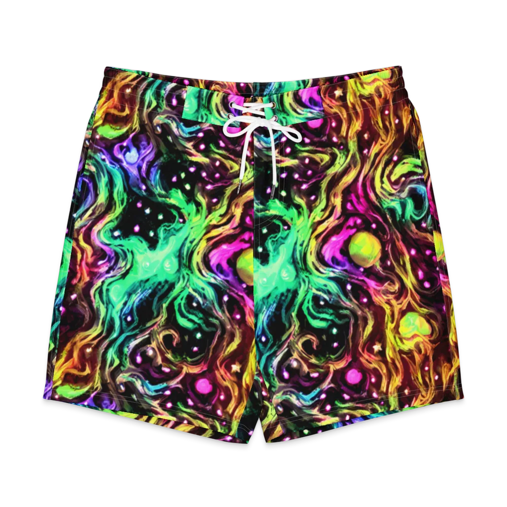 Neon Cauldron on Men's Board Shorts — Front