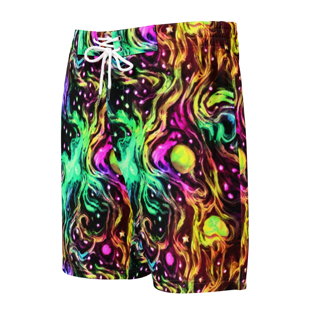 Neon Cauldron on Men's Board Shorts — Front