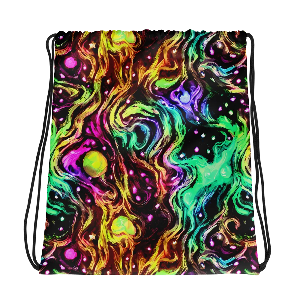 Neon Cauldron on Drawstring Bag — Photo