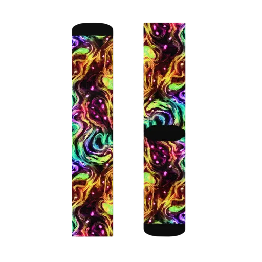 Neon Cauldron on a Socks