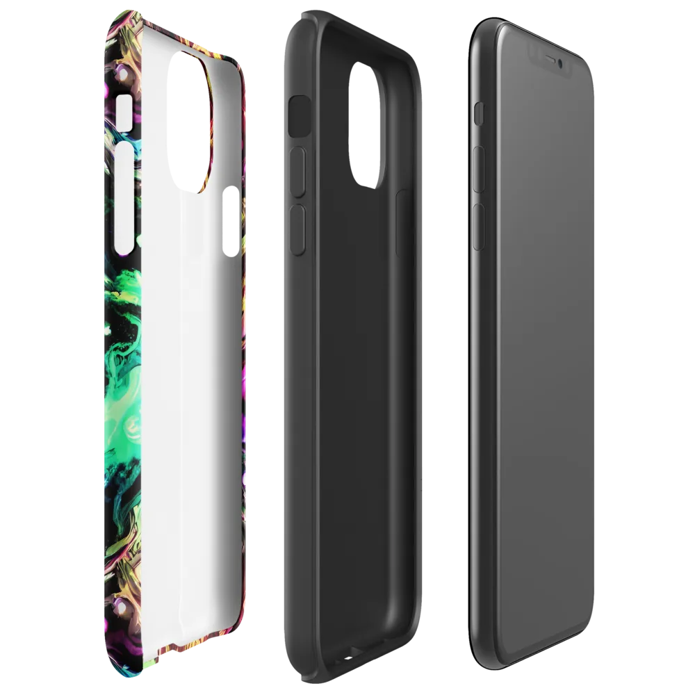 Neon Cauldron on Tough Case for iPhone® — Right