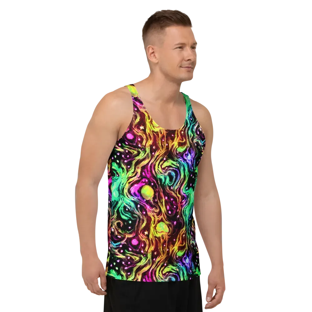 Neon Cauldron on Men's Tank Top — Right Front
