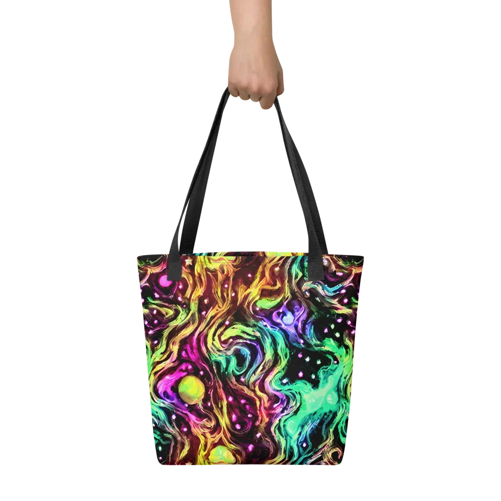 Neon Cauldron on Tote Bag — Front