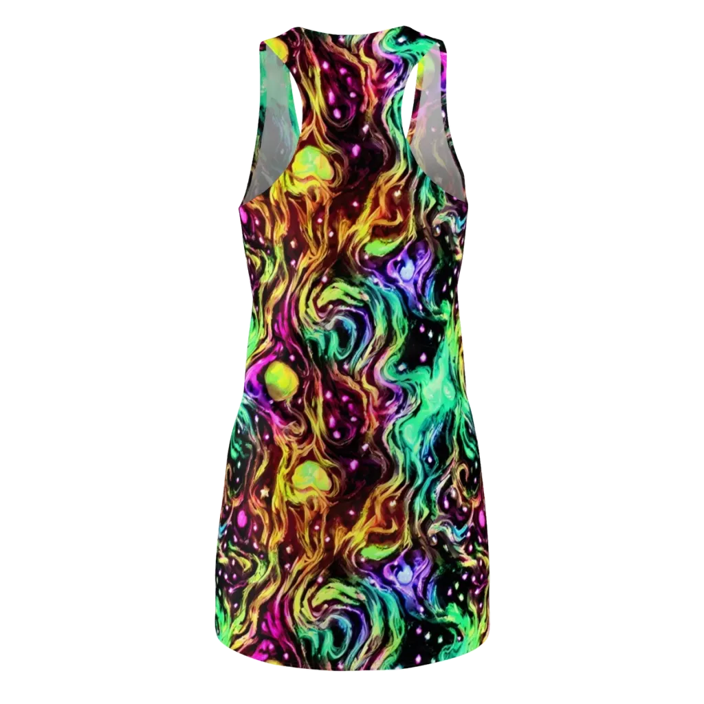 Neon Cauldron on Racerback Dress — Back