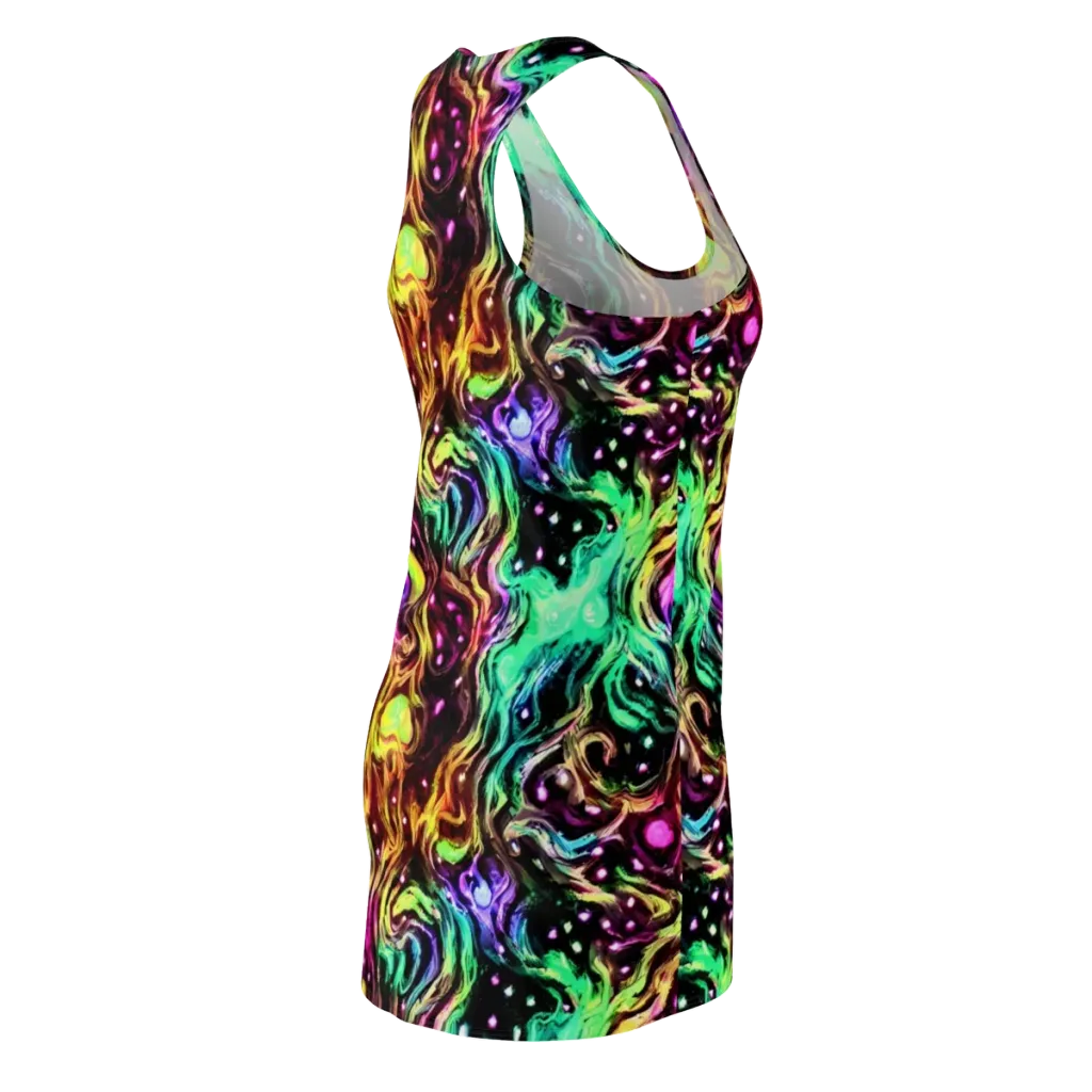 Neon Cauldron on Racerback Dress — Back Side
