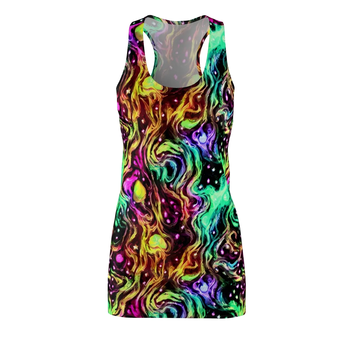 Neon Cauldron on Racerback Dress — Front