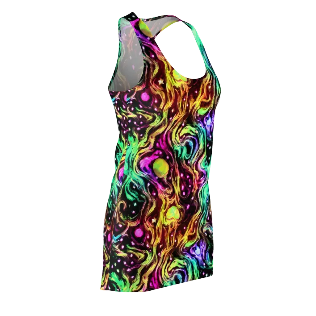 Neon Cauldron on Racerback Dress — Front Side