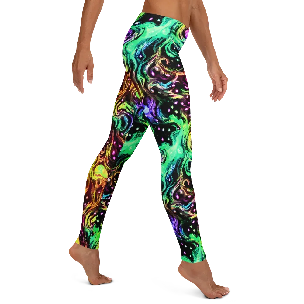 Neon Cauldron on Leggings — Right